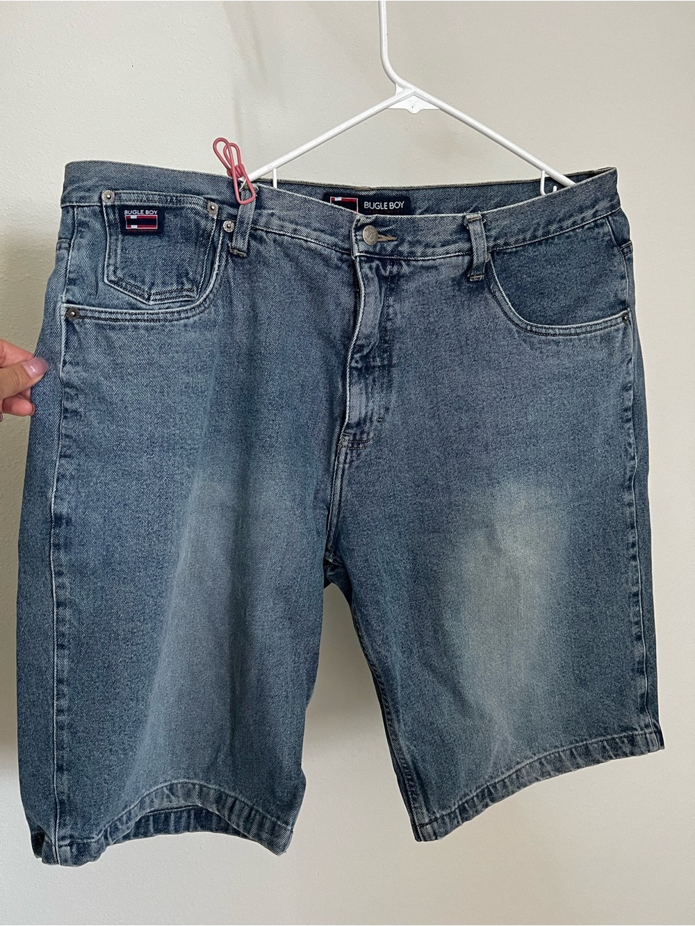 Bugle Boy Faded Blue Denim Men’s Shorts
